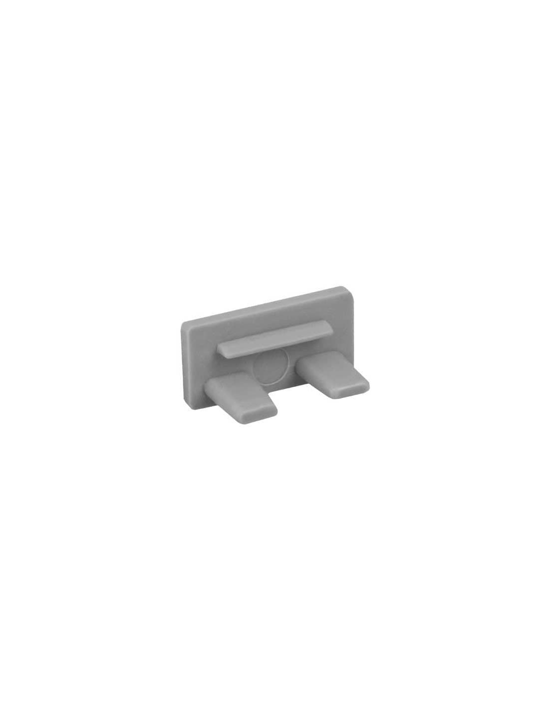 Profile Line Mini End Caps 3.5mm Hole ( Grey )    OP2-ZASL-7X14-SZ-01W