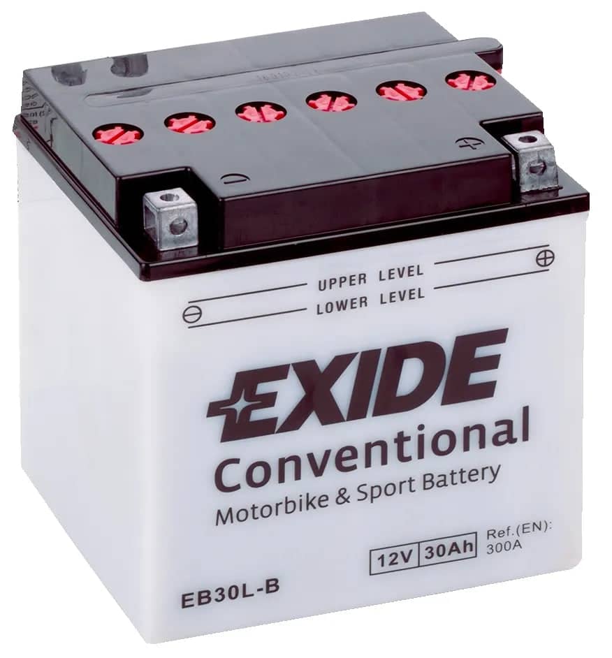 Exide EB30L-B 12V Motorcycle Battery ( YB30L-B ) 30Ah 300cca   EB30L-B