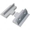 White ABS Panel Mount 18cm Profile ( 2-pack )