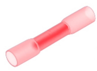 Red Heatshrink Butt Connector 3.3mm ( Single )    HWT15