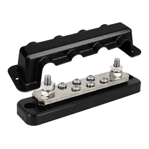 Victron Busbar 250A 2P with 6 screws & cover   VBB125020620