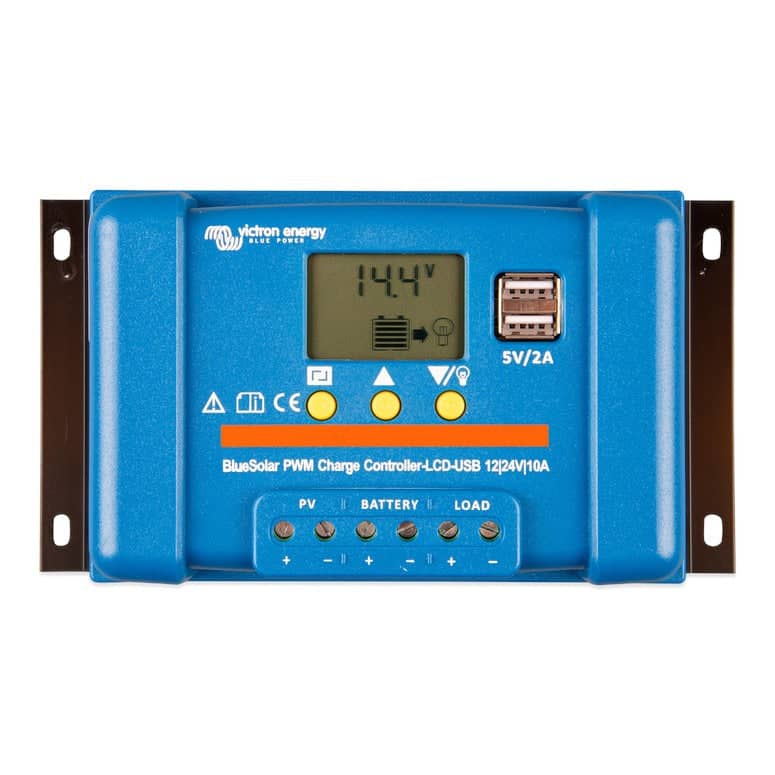 Victron BlueSolar PWM-LCD & USB 12/24V-10A   SCC010010050