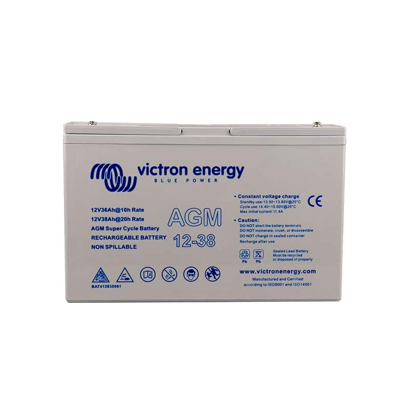 Victron AGM Super Cycle Battery 12V/38Ah (M5)   BAT412038081