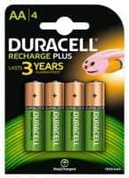Duracell AA rechargeable    AA4HR6/1300SPLT