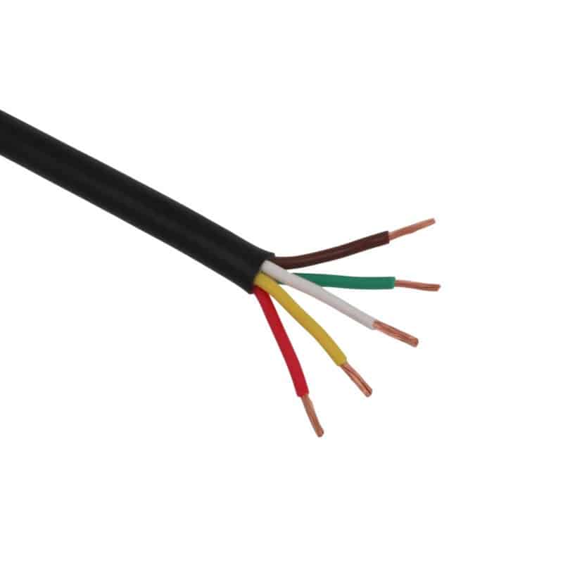 5 Core Automotive PVC Cable - 0.65mm 5.75A    C502