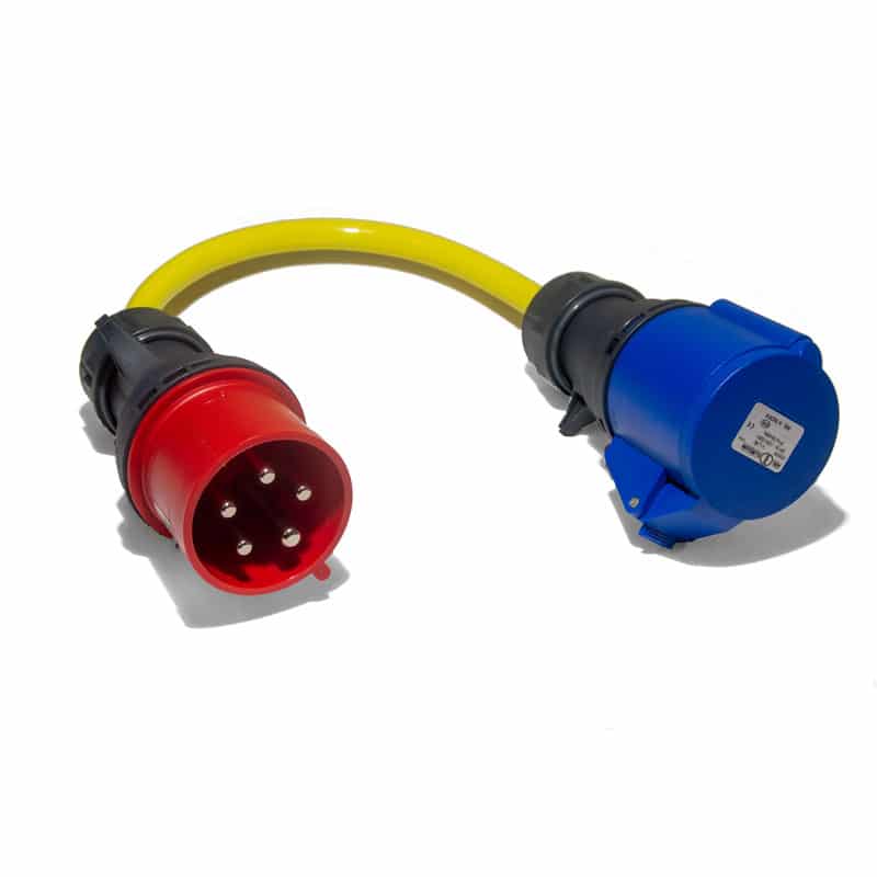 Victron Adapter Cord 32A/3 to single ph.-CEE Plug 5P/CEE Coupling 3P  SHP307700300