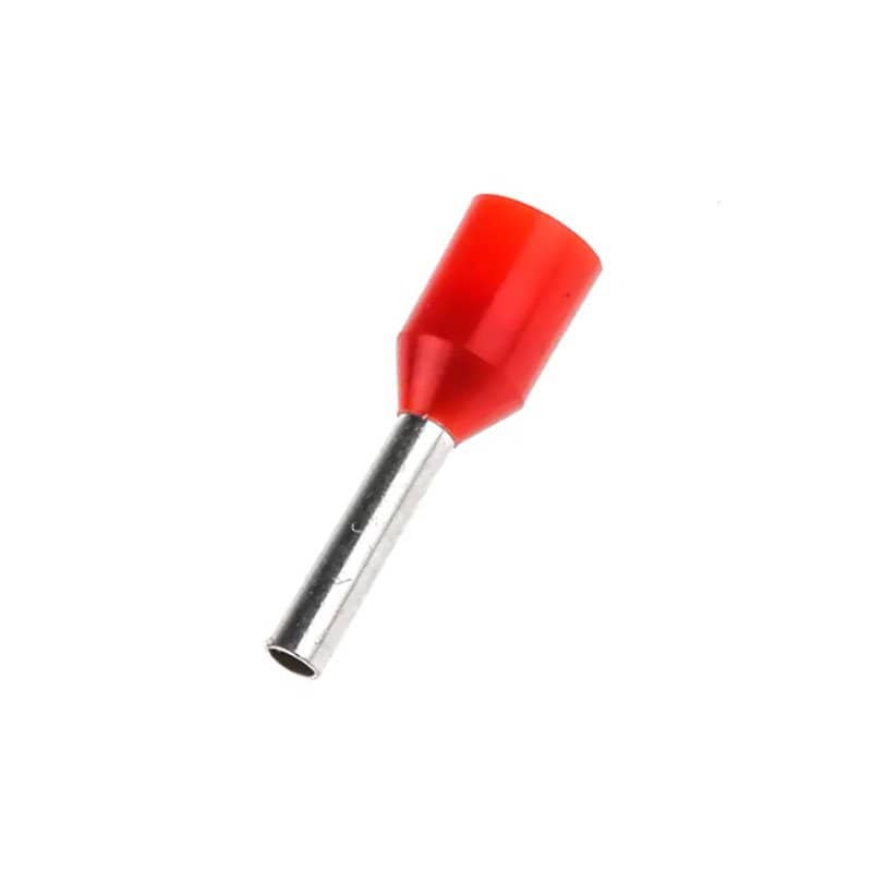 Cord End 35.0mm Red French T-Range Single Unit   CE35.0A