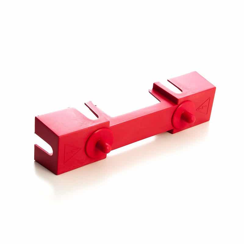 Cover for Busbar 10-Point Red    724N3P02-1