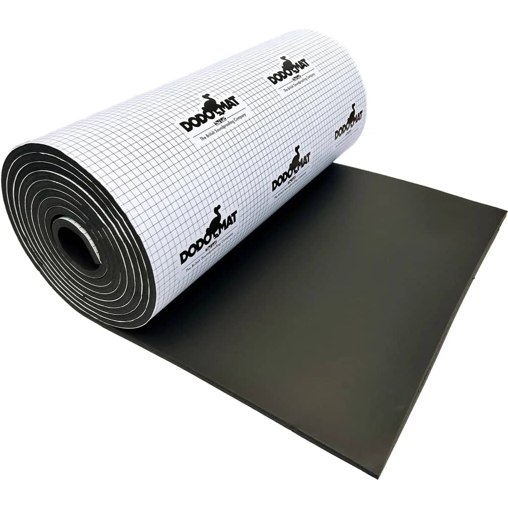 Dodomat Super Liner 10mm Roll 10mm Acoustic Liner, Self Adhesive 5m Roll (3sq.m)