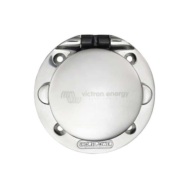 Victron Power Inlet Stainless Steel with cover 16A/250Vac (2p/3w)  SHP301602000
