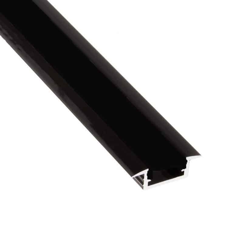 LED Profile INLINE Mini XL Black/Black   PROF-INLINEM-XL-CZ-2M-C