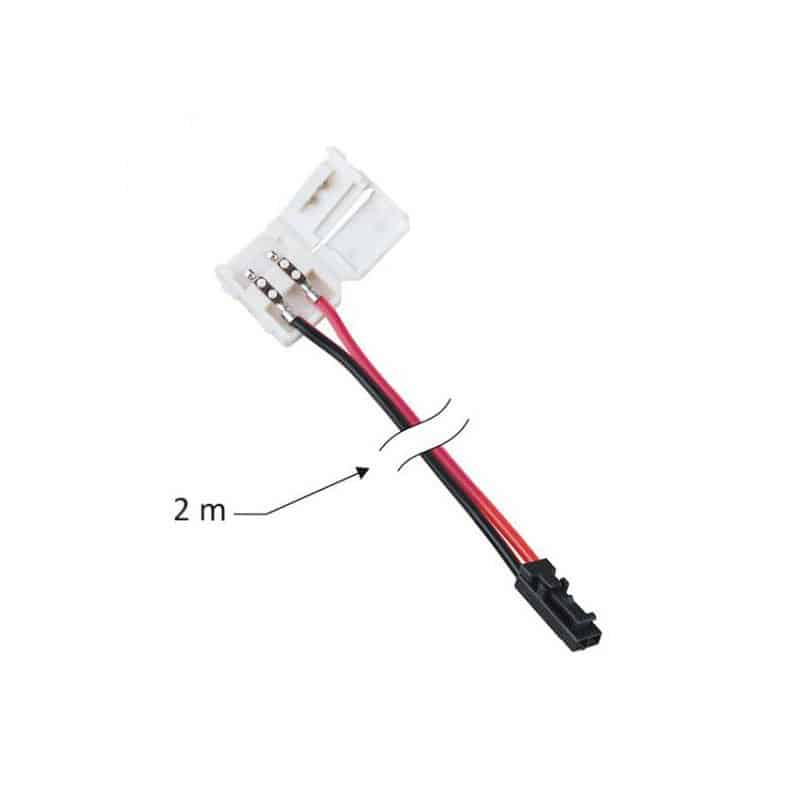 Cable for 8mm LED strips with mini connector    MO-LF08-2M-D2