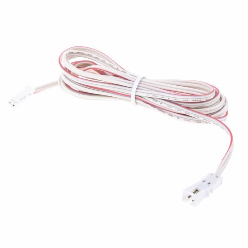 Extension cable 2m MINI with a plug and socket - White   OKZ-PRZ-2M/MIN/BI