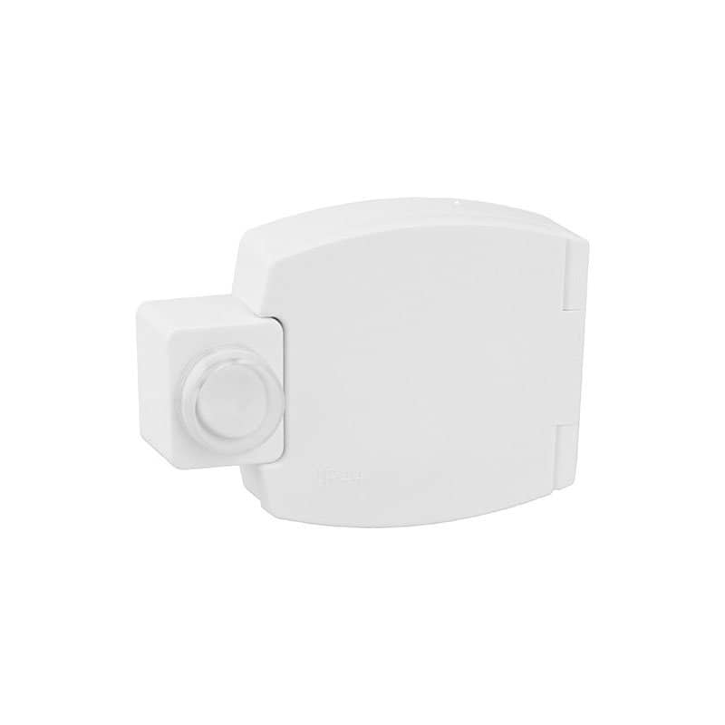 Schuko bathroom furniture socket with flap IP44 White   GNI-M-KL-SCH-BI-01