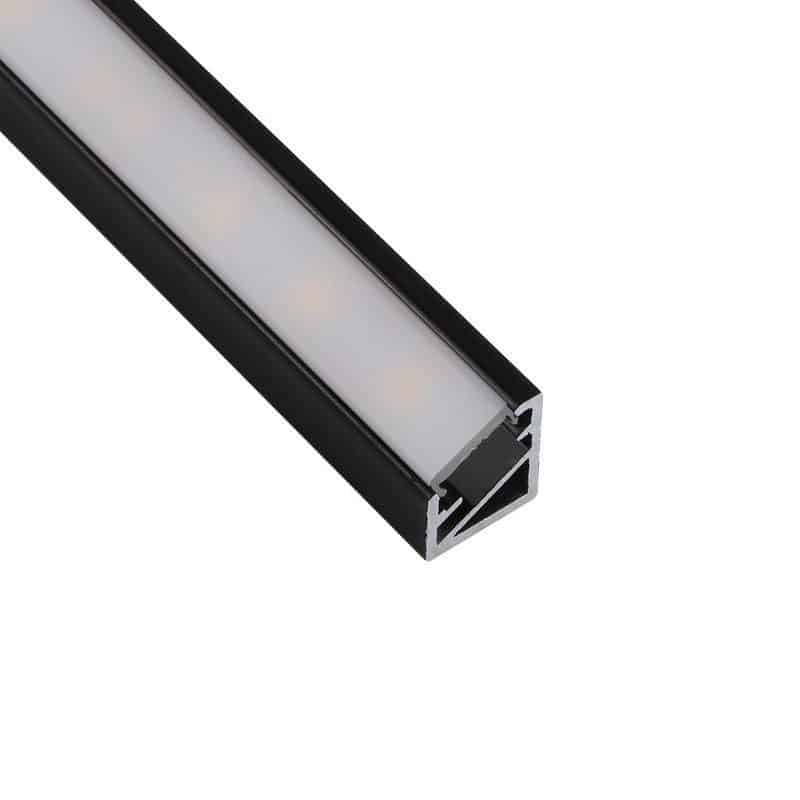 LED Profile TRI-LINE MINI 1M Black/Opal   PROFIL-MN-3LM-ML-1C